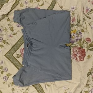 H&M blue tapered sweatpants